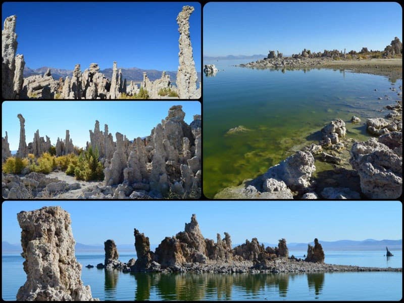 Slané jezero Mono Lake