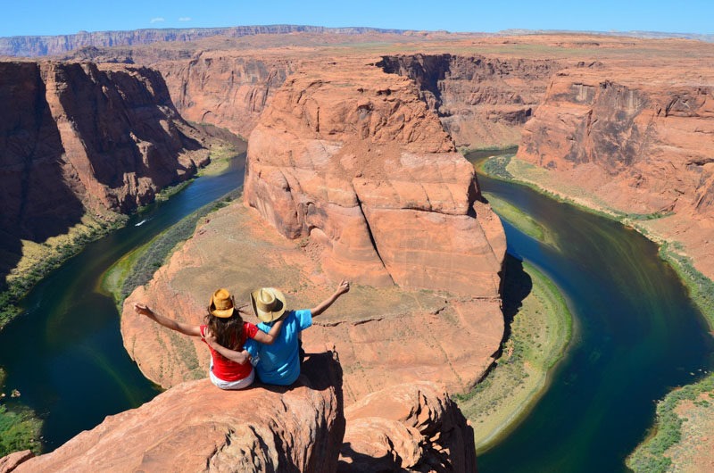 The best viewpoint, Horseshoe Bend - Westcoast roadtrip USA