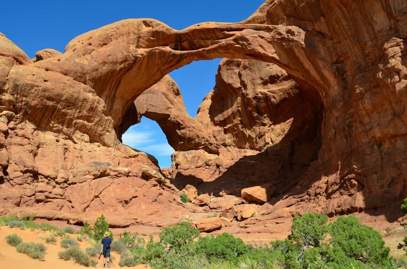 Double Arch, Arches National Park - Westcoast roadtrip USA