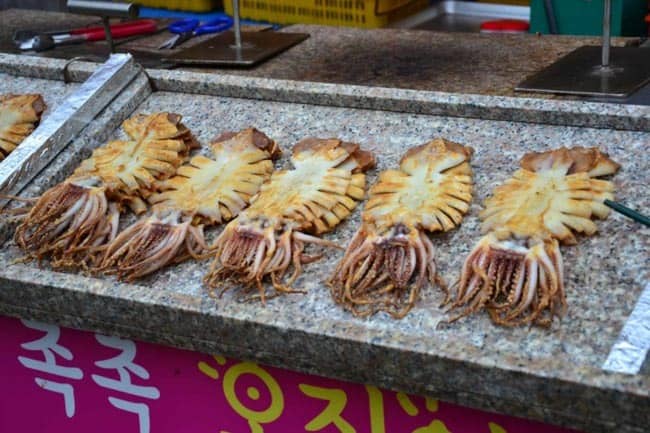 Sea food is simply outstanding in South Korea.