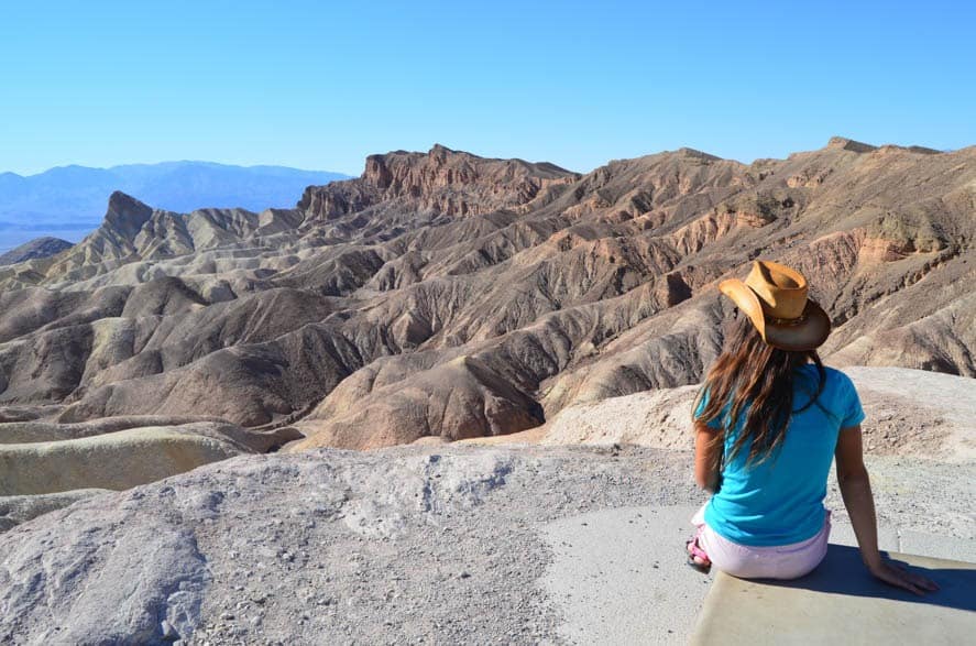 One of many viewpoints in Death Valley