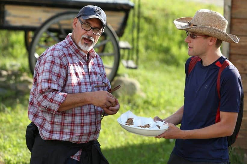 There was a hot cookie for every guest of covered wagon tour