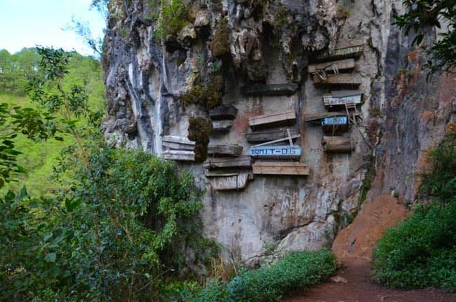 Hanging coffins, Sagada, Luzon, Philippines