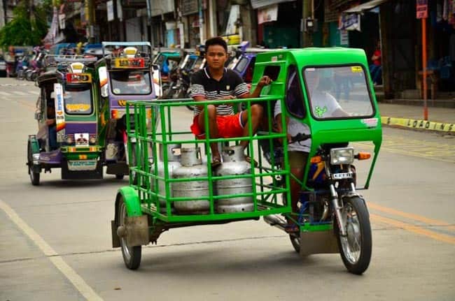 Tricycle - everyone has it!, Luzon, Philippines