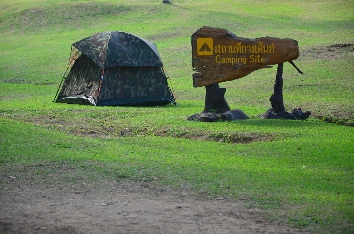 Beautiful Ang Thong National Park Campsite