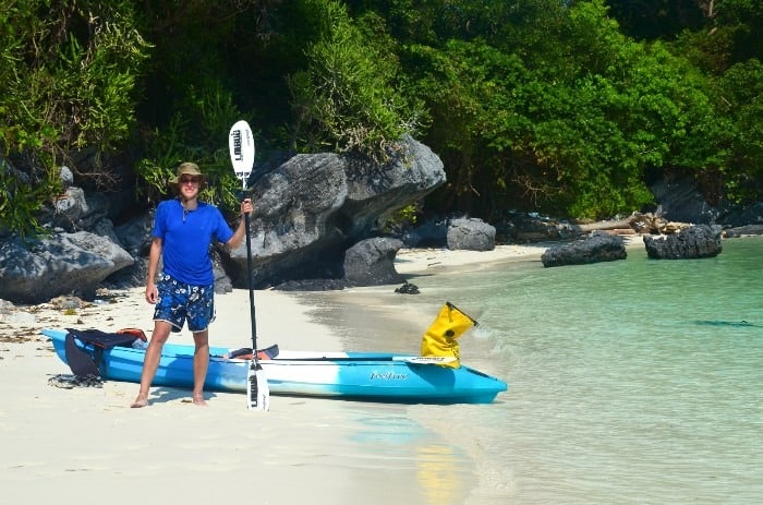 Wherever you paddle to, there is nearly 100% guarantee that you will have a beach just for yourself. DIY kayak tour. 