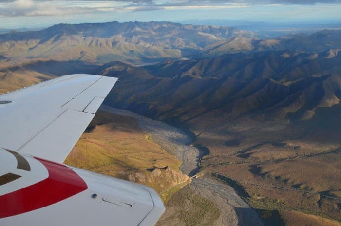 Flight trip to the Denali National Park, Alaska