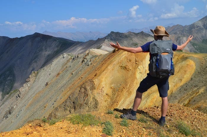 Sugar Loaf hill nearby Healy - You won't find many marked trails in Alaska