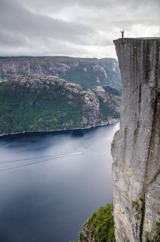 Famous Pulpit Rock - Preikestolen, Norway