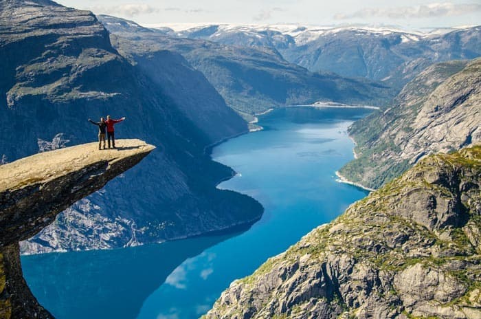 Who wouldn't want to have a picture on the famous troll's tongue when traveling Norway?