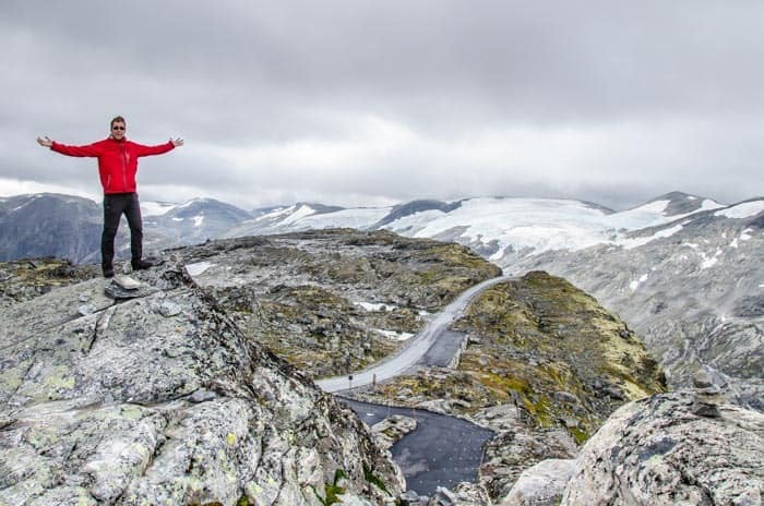 High-altitude viewpoint Dalsnibba, South Norway Trip