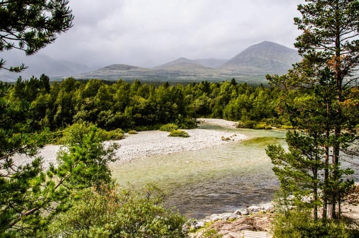 Pohled na národní park Rondane, jižní Norsko