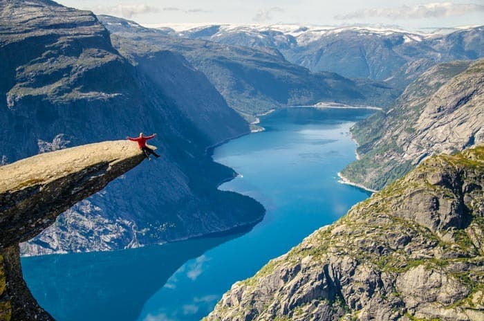 The photo on Trolltunga is simply epic! Southern Norway Road Trip