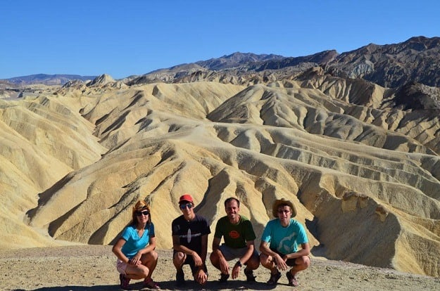 One of the nice viewpoints in Death Valley - Westcoast roadtrip USA