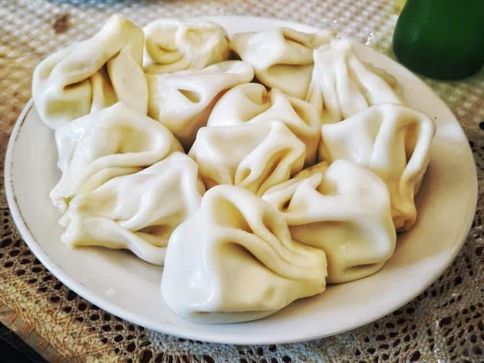 Khinkali - dumplings filled with meat