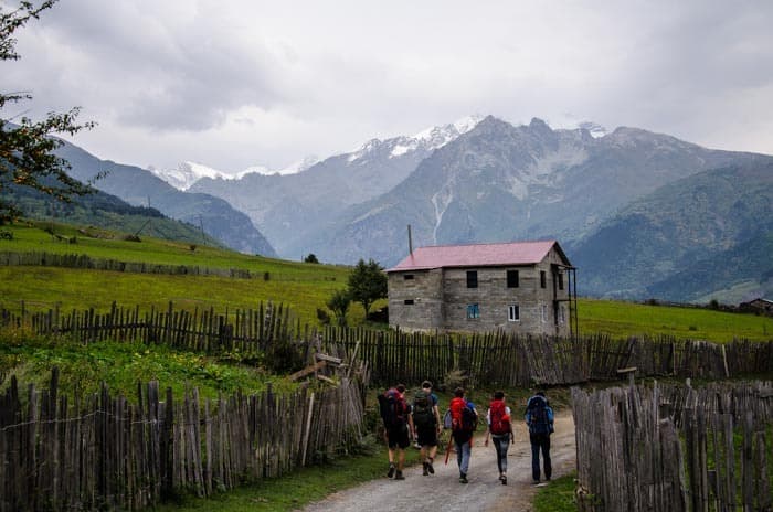 Trek z Mestie do Ushguli, Gruzie