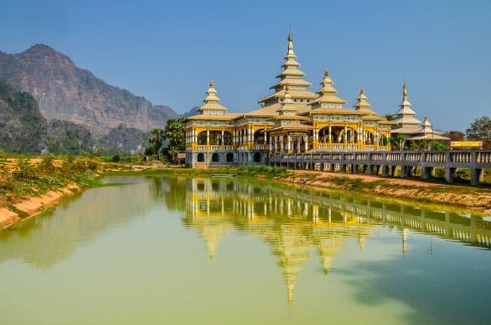 Chan Thar Gyi Temple, Hpa An, best Places to visit in Myanmar