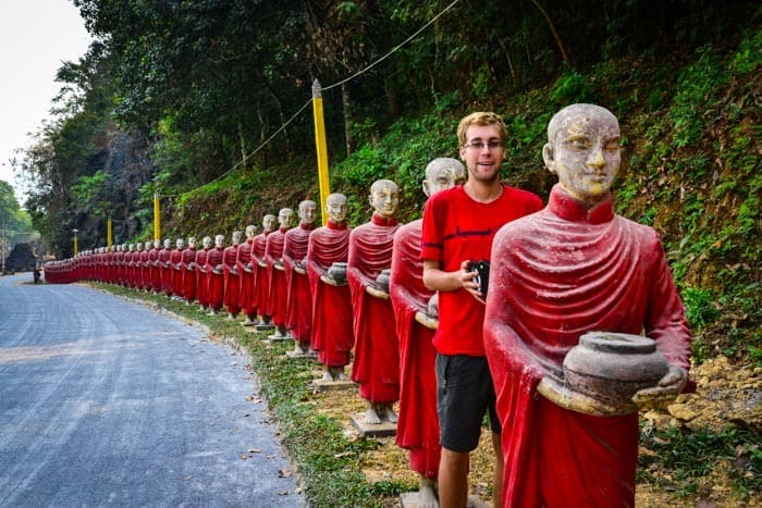 Hundreds of monks﻿...