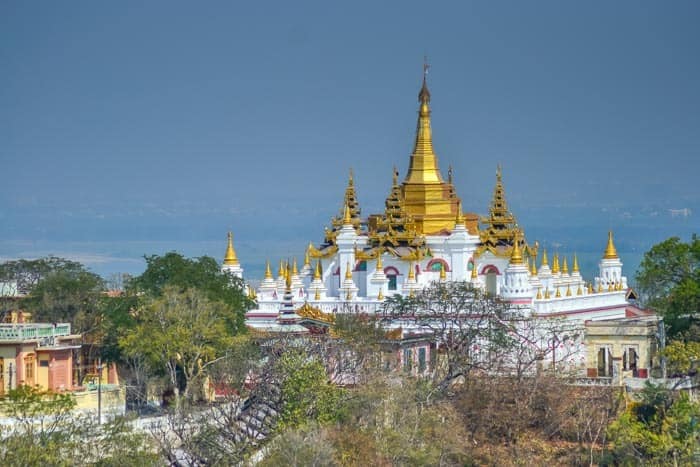 One of many temples on Sagaing Hill, Myanmar