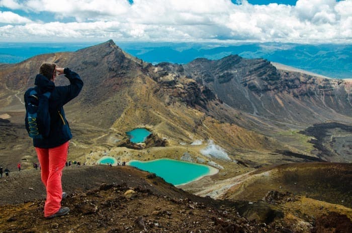 Emerald Lakes. The place where most photos of the Tongariro Crossing are made.