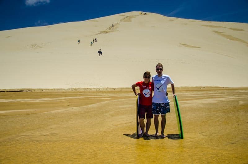 The best place for sandboarding in New Zealand. Northland