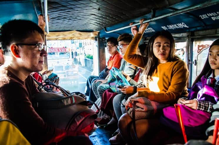 Jeepny - Public transport in Baguio, the Philippines