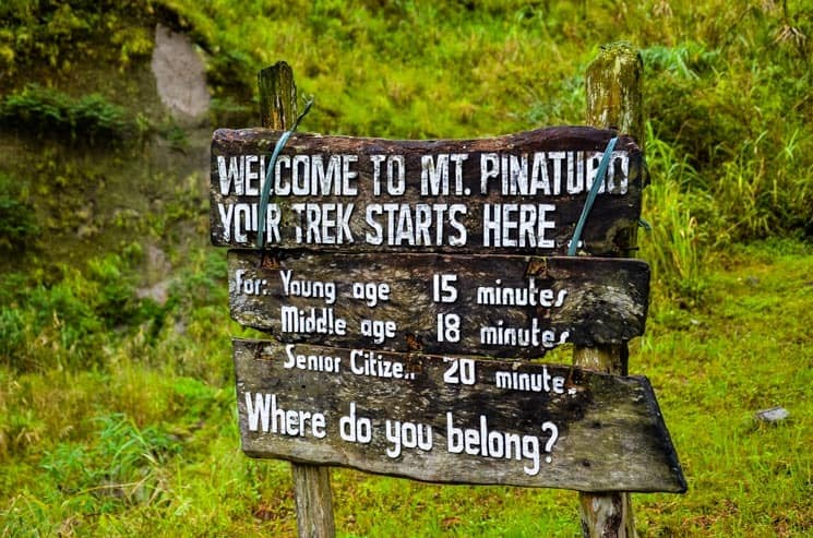 Poslední část treku k Mt. Pinatubo, Luzon - Filipíny