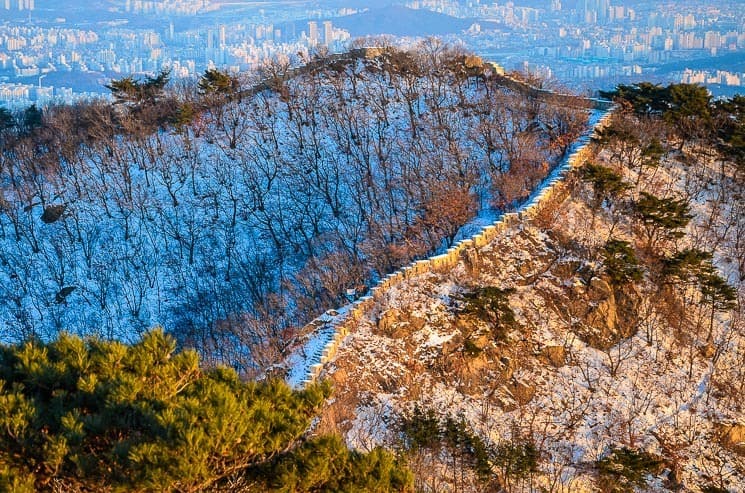 Bukhansan fortress wall