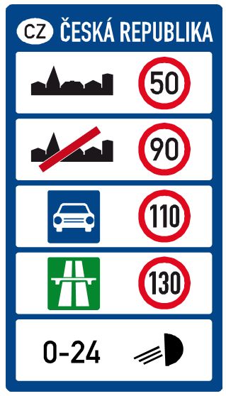 Car Rental driving rules in Czech Republic
