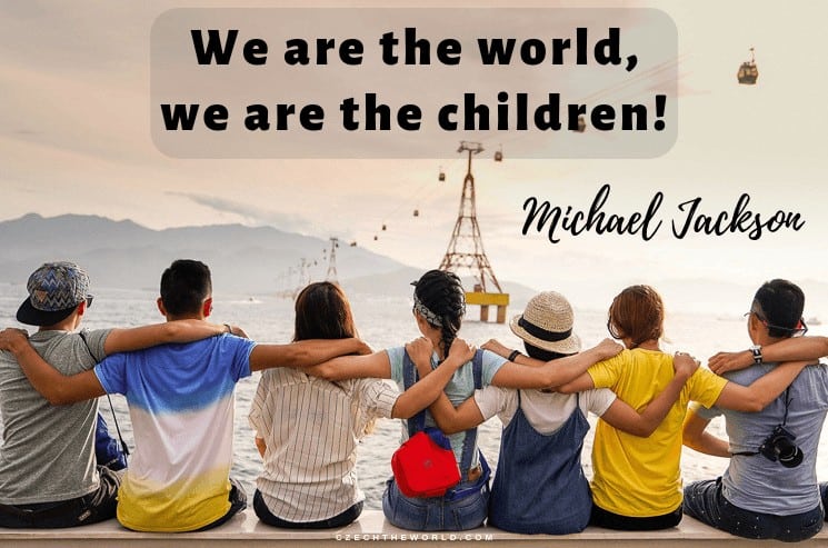 We are the world, we are the children!, Michael Jackson