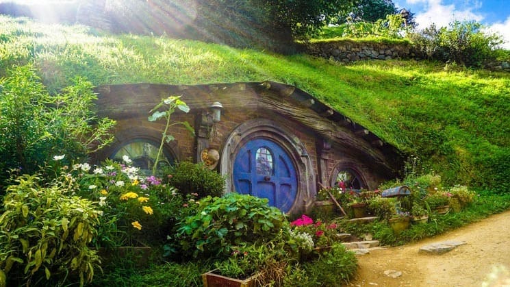 Hobbiton a malé hobití domečky, Matamata