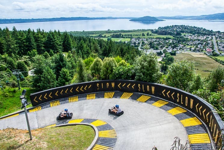 Rotorua Skyline Luge - Bobová dráha