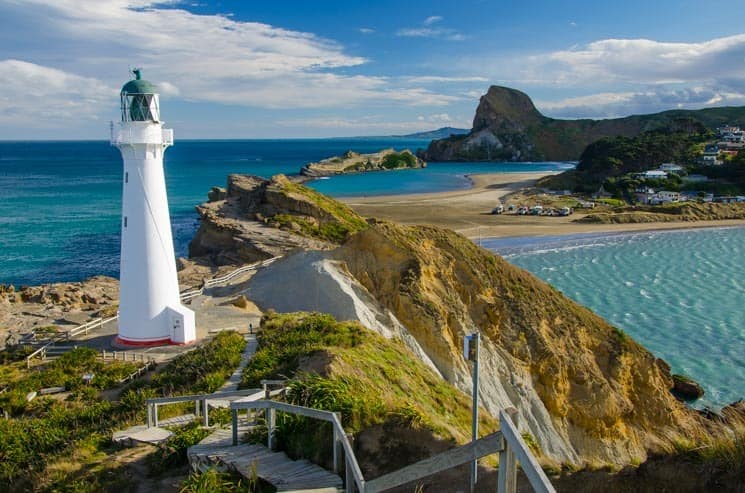 Nový Zéland - Castle Point Lighthouse