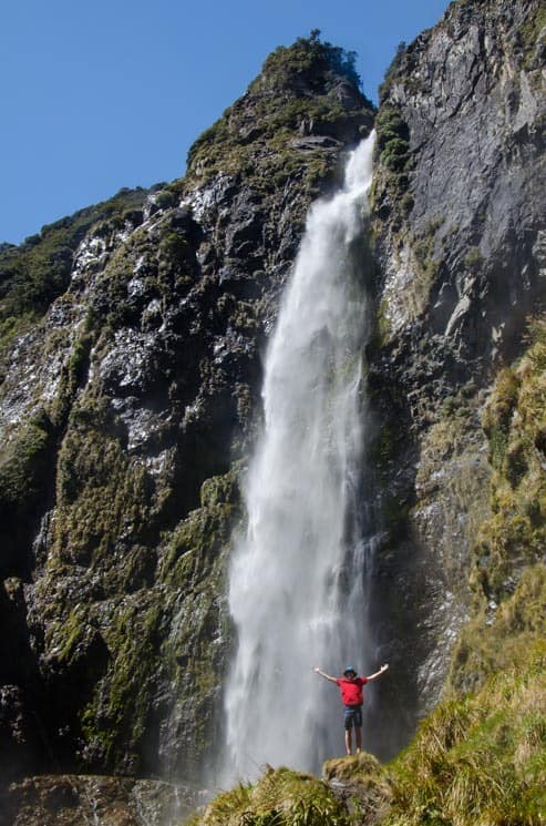 Ohromný vodopád Devils Punchbowl, Nový Zéland