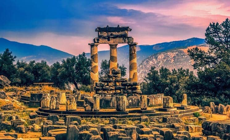 Temple of Apollo in Delphi - Greek Landmarks