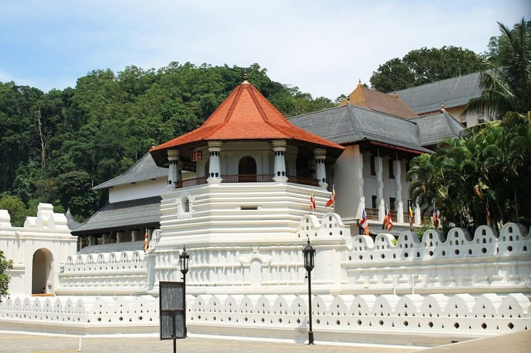 Chrám v Kandy, Srí Lanka