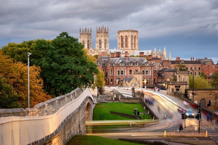  York Minster from the city wall - Great Day Trip from Liverpool