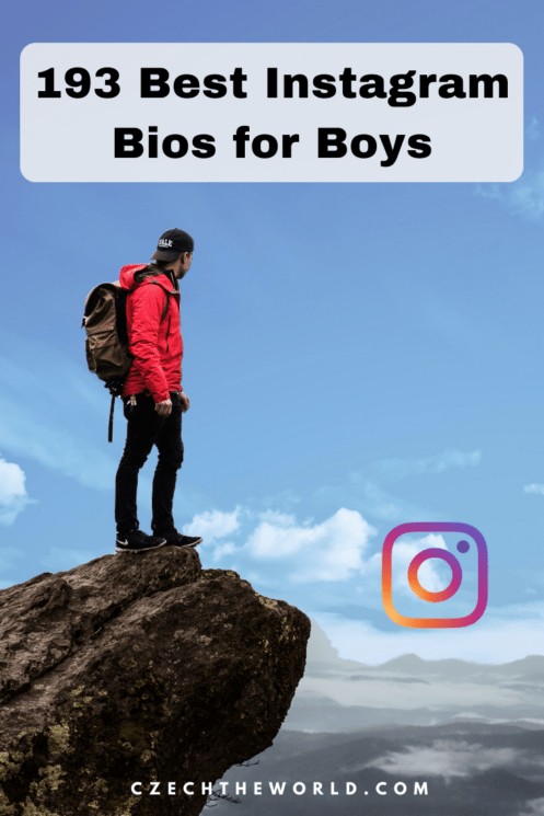 951+ BEST Instagram Bio for Boys (to Stand Out in 2023) - Status for ...