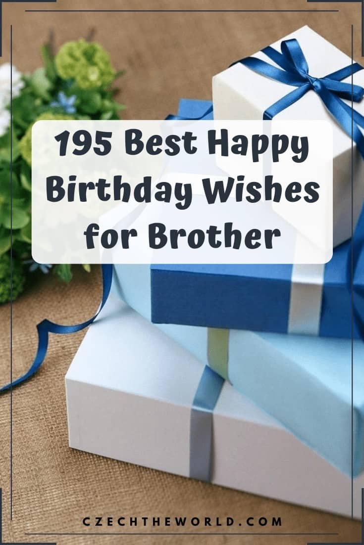 Best Happy Birthday Wishes for Brother