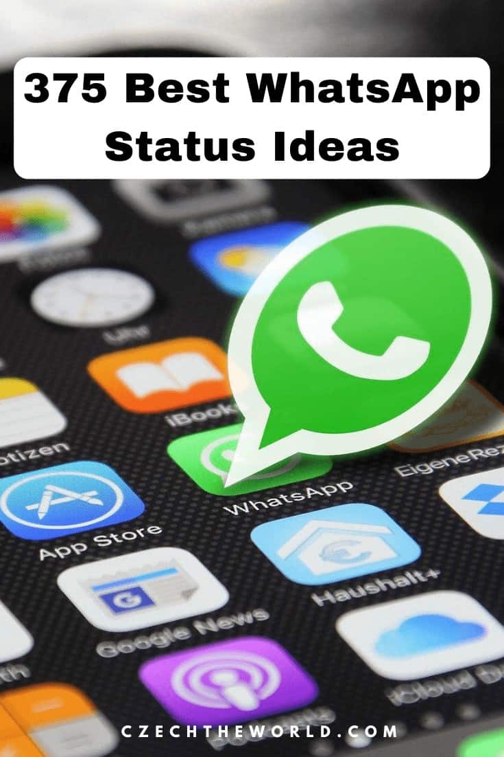 What should i put for whatsapp status?