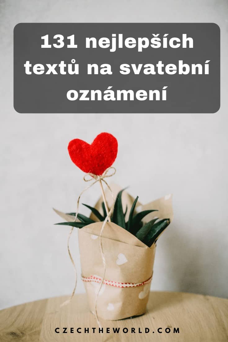 Texty na svatební oznámení