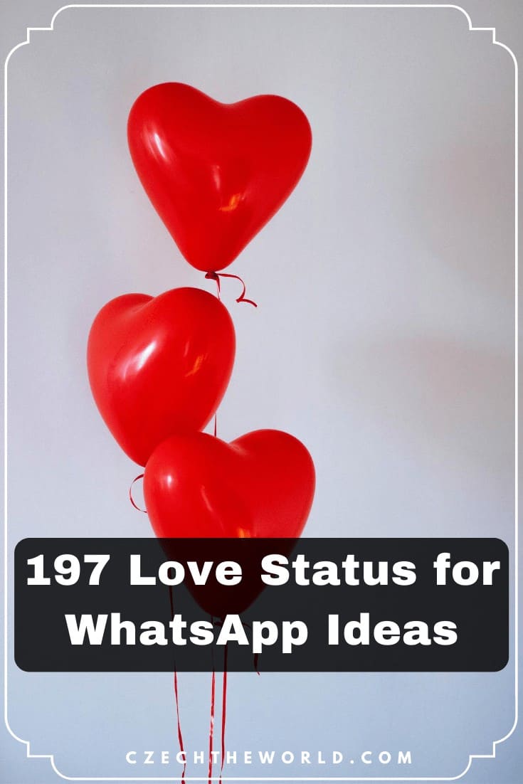 Love Status for WhatsApp Ideas 