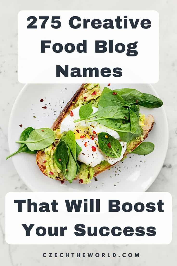 275 Best Food Blog Names That Will Boost Your Success