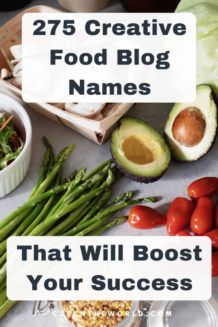 275 Best Food Blog Names That Will Boost Your Success