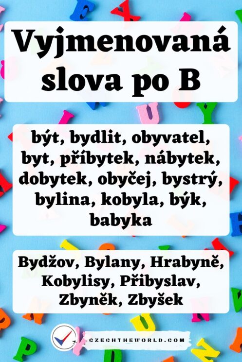 Vyjmenovaná Slova Po B - Přehled, Chytáky A Procvičování