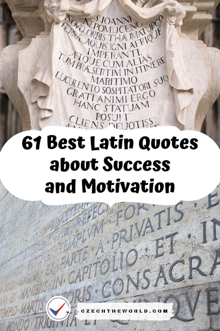 Latin Quotes about Success and Motivation