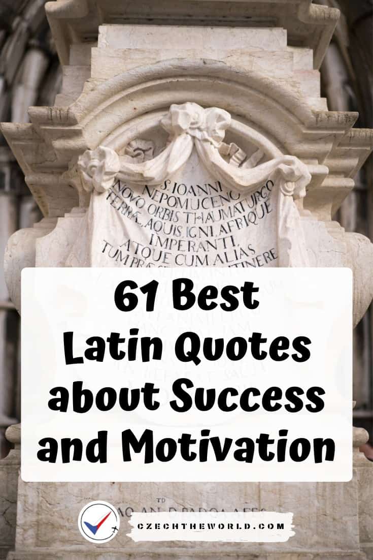 Strength Latin Quotes About Success