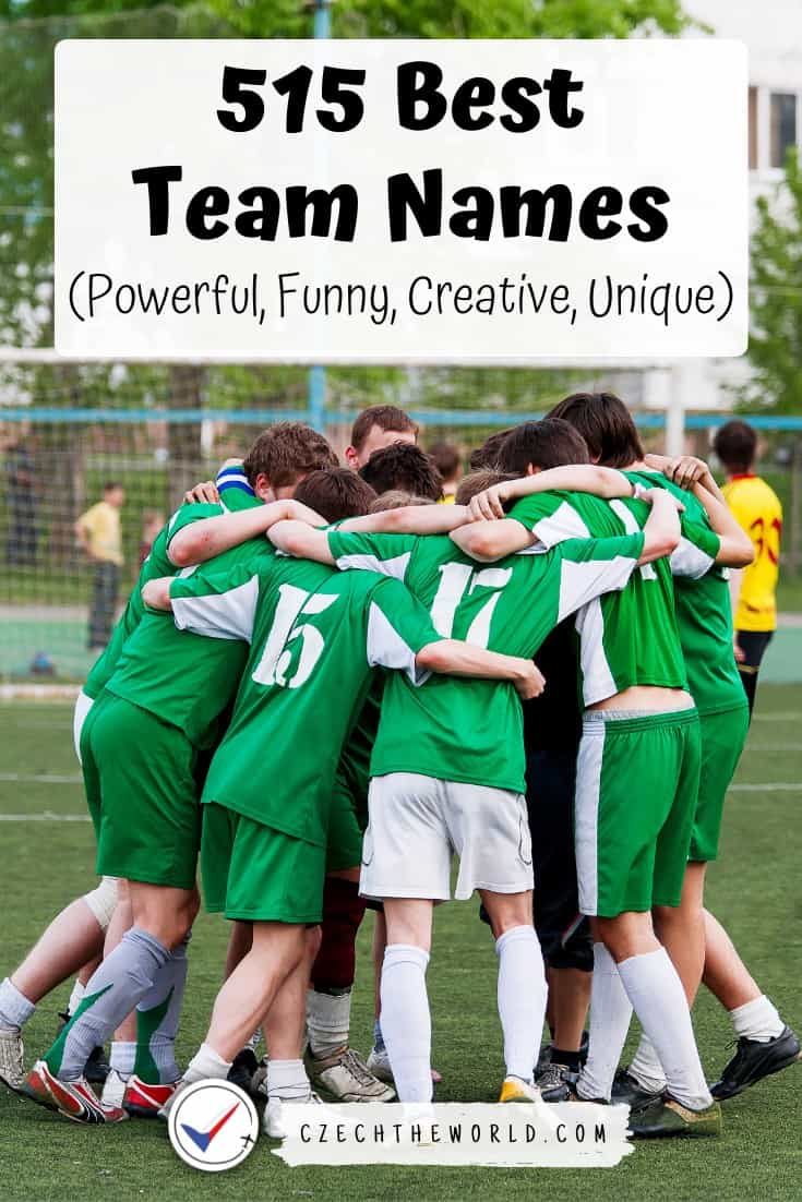 515 Best Team Names Your Group Will Absolutely Love!