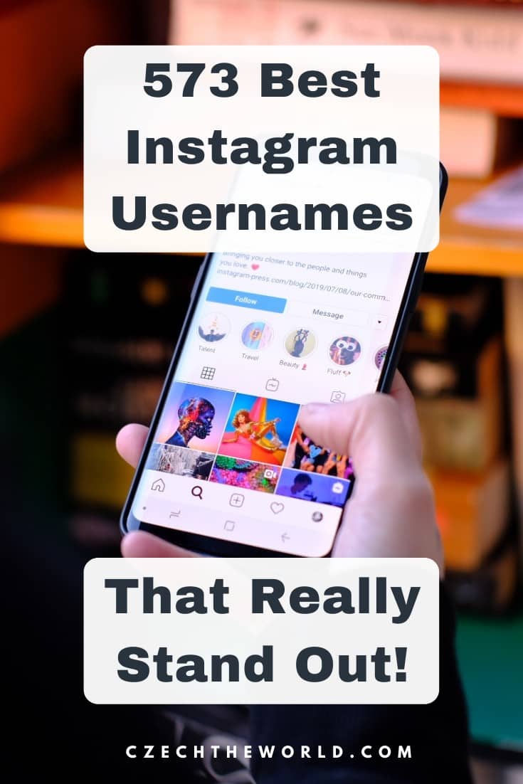 573 Great Instagram Usernames (That Absolutely Stand Out)