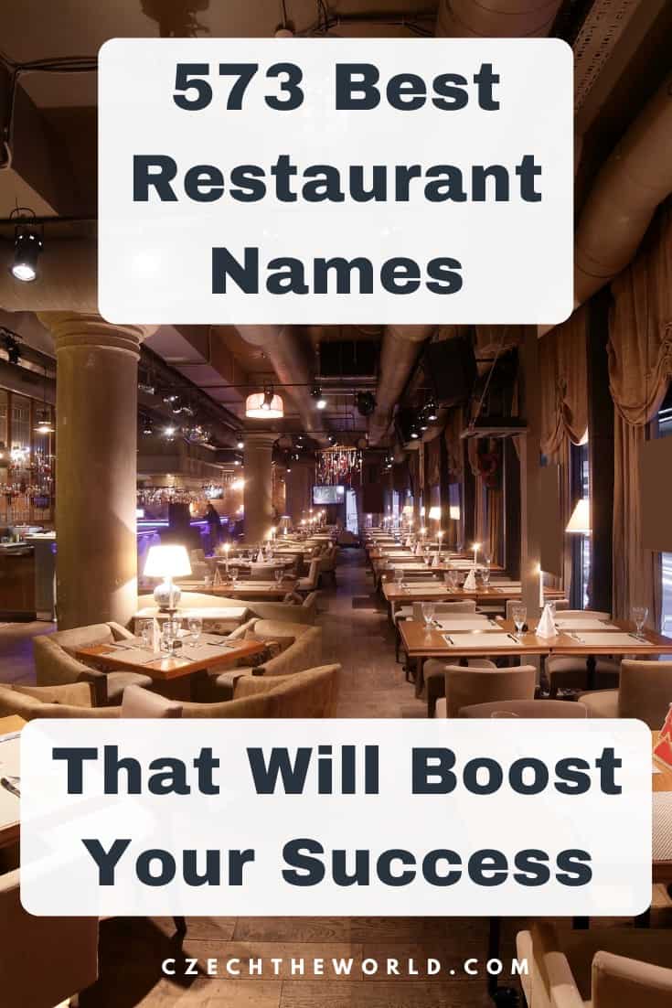 573 Best Restaurant Names to Boost Your Business Success 1